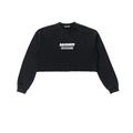 Graffiti Snow Washed Cropped Sweatshirt - Bermondsey