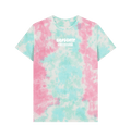 Pastel Tie Dye Printed Premium T-Shirt Front
