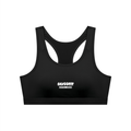 Graffiti Logo Women's Cropped Sports Bra - Central London