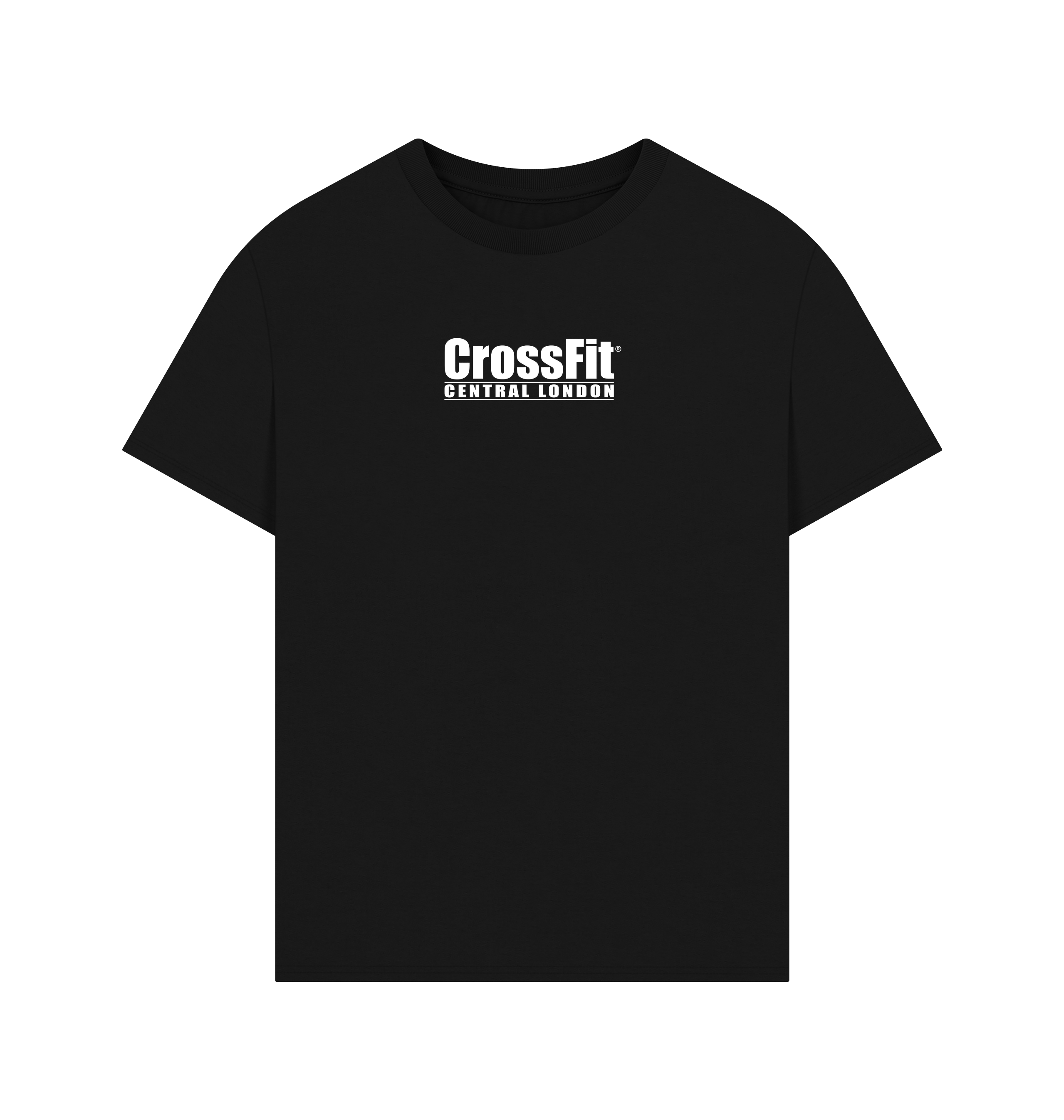 Black Printed T-shirt Front
