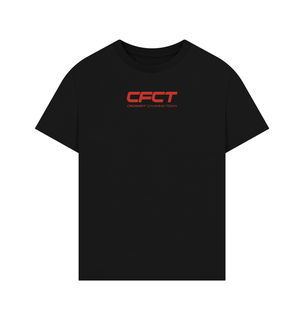 Black Printed T-shirt Front