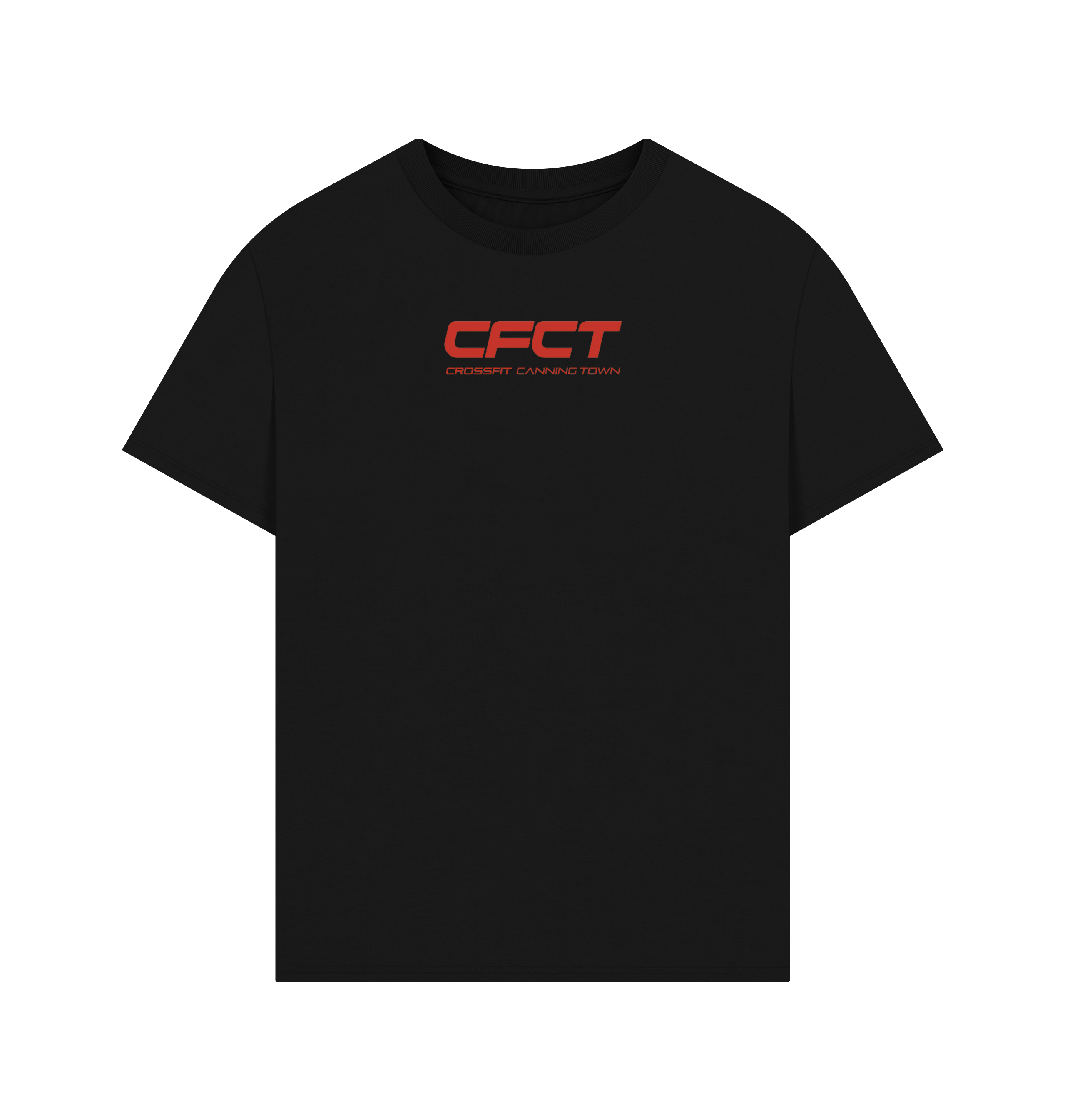 Black Printed T-shirt Front