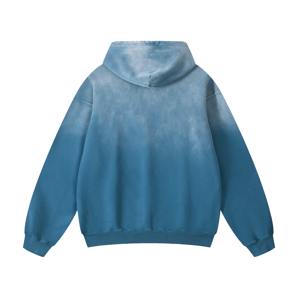 Graffiti Logo Heavyweight Sunfade Oversized Hoodie - Bermondsey