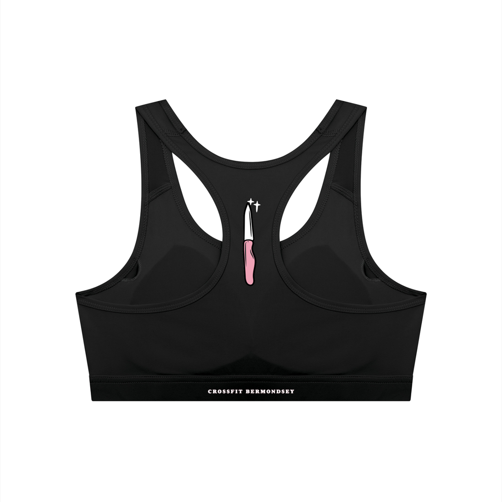 Feral Limited Edition Women's Cropped Sports Bra - Bermondsey