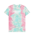 Pastel Tie Dye Printed Premium T-Shirt Front