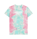 Pastel Tie Dye Printed Premium T-Shirt Front